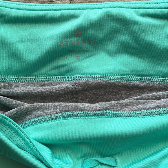 Athleta Shorts Ready Set Go 2 in 1 Short Mint Green Women Size Medium 623623 - Picture 5 of 13